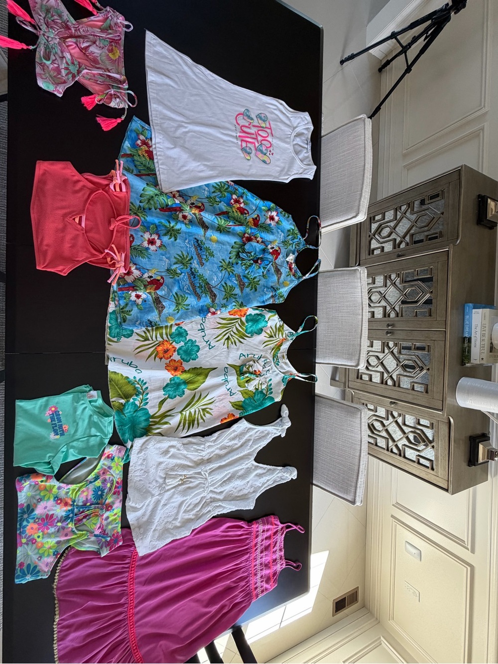 Girls Swimsuit & Cover-Up Lot | Sizes 8 & 10 | Summer Bundle